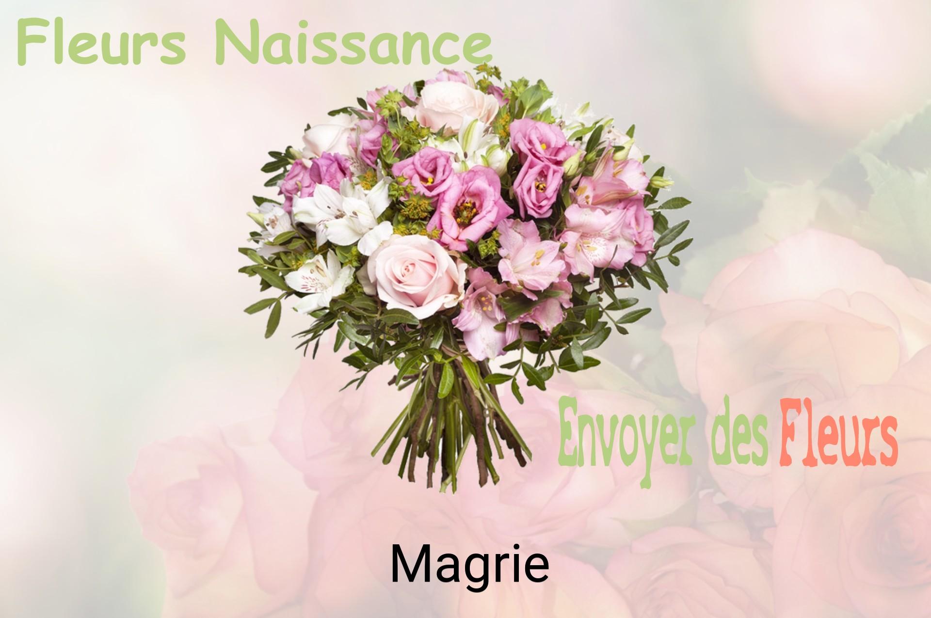 Bouquet de fleurs de naissance livré à Magrie